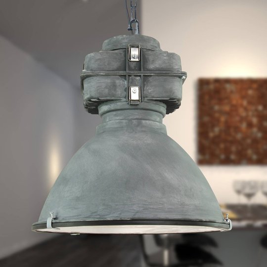 Anouk - vintage-taklampa med glasdiffusor