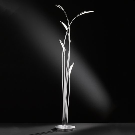 Steglöst dimbar LED-golvlampa Hampton