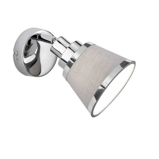 Zoon vägglampa (Krom)