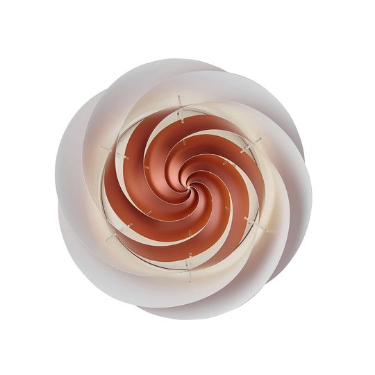 LE KLINT Swirl Medium - kopparfärgad vägglampa