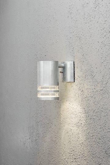 Modena vägglampa ned (Galvaniserat stål)