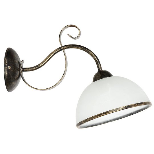 Vägglampa Antica i lanthusstil, 1 lampa