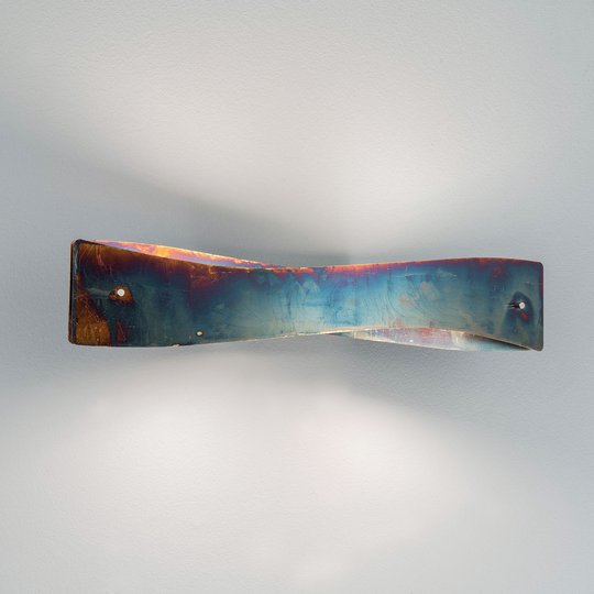 Lucande Lian LED-vägglampa, guldoxiderad
