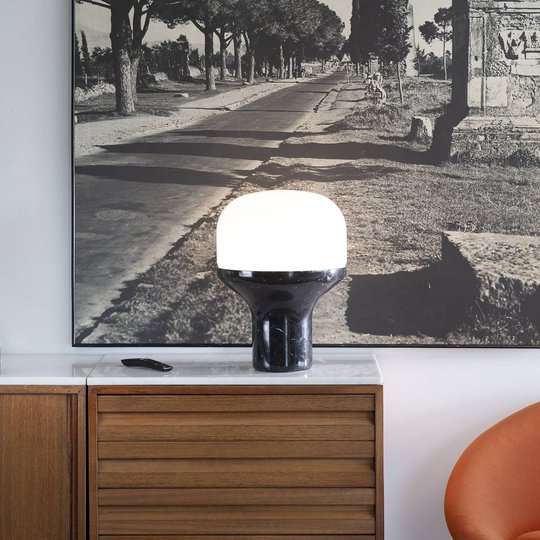Martinelli Luce Delux bord 43 cm marmor svart