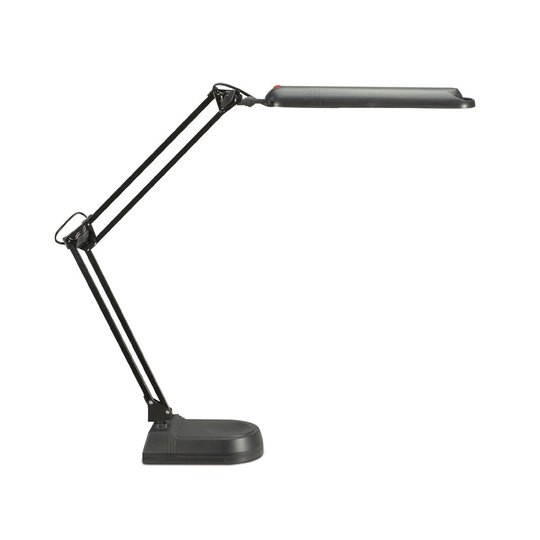 LED-bordslampa Atlantic med fot, svart