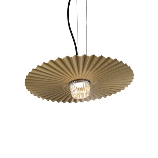 Karman Gonzaga LED-hänglampa Ø 42 cm mässing