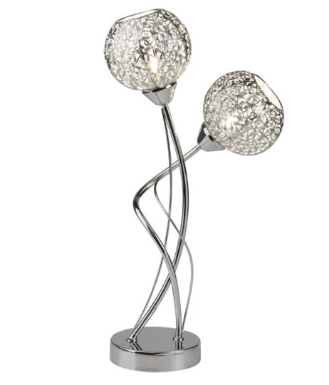 Firework bordlampa (Förkromad/blank)