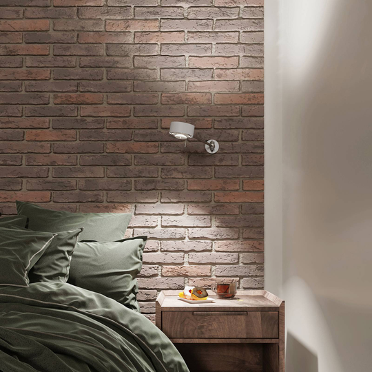 Puk Maxx Hotel G9, 30 cm, lins klar, vit matt