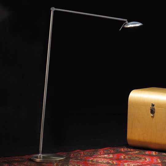 Böjbar LED-golvlampa Tija med beröringsdimmer