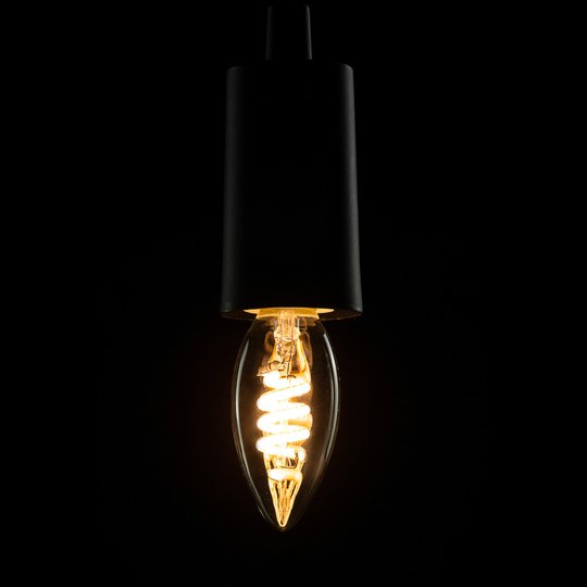 SEGULA LED-kronljuslampa E14 4 W Curved ambient