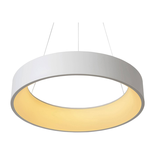 LED-hänglampa Talowe, vit