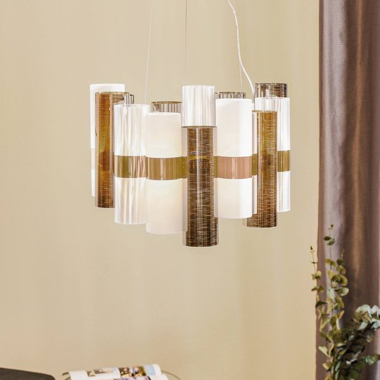 Stilfull LED-designertaklampa La Lollo