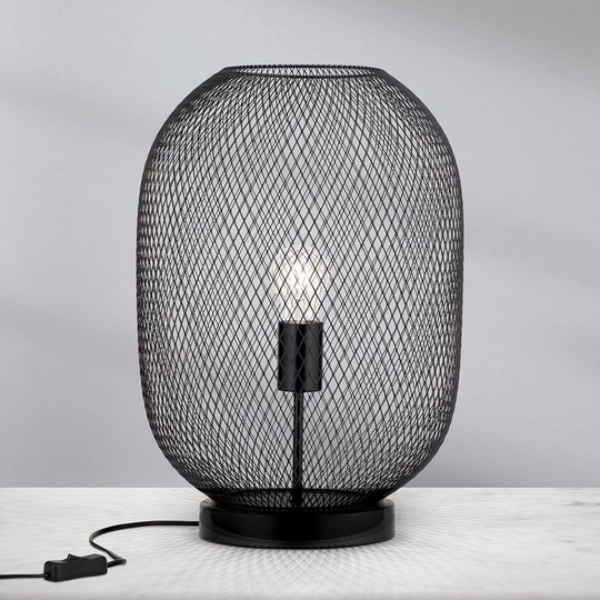 Bordslampa Georgina med burskärm