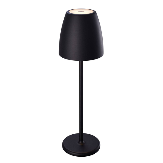 Megatron LED-batteribordslampa Tavola svart