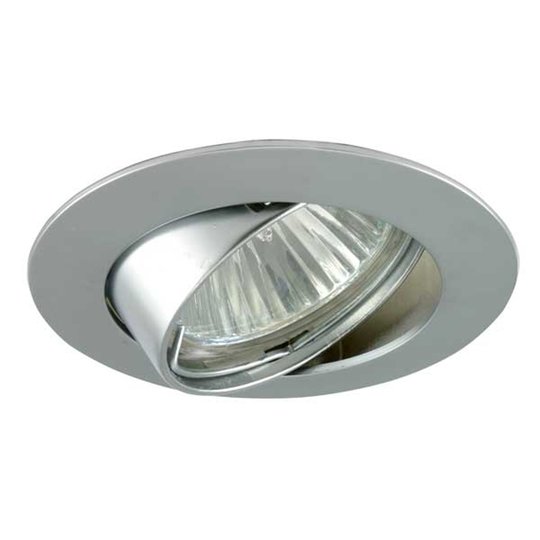 Flexibel högvoltsinbyggnadsspot MAL,matt aluminium