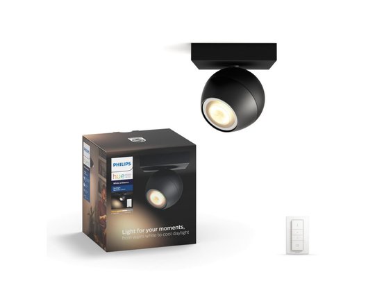 Buckram spotlight 14,4cm (Svart)