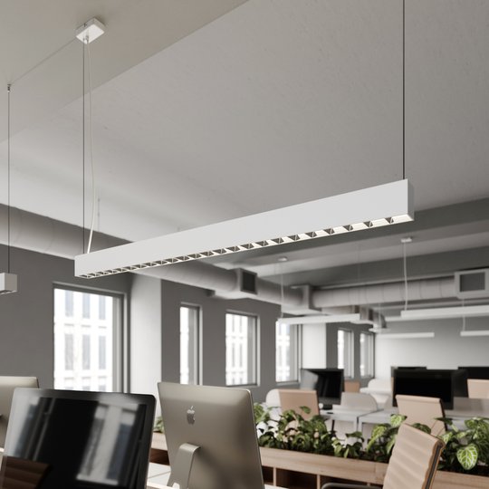 Arcchio Oden LED-rasterlampa Up and Down
