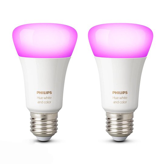 Philips Hue White & Color Ambiance 9W E27, 2 st.