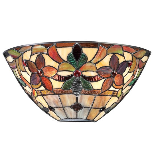 Vägglampa Kami i Tiffany-stil