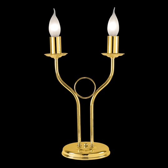 Klassisk bordslampa Retro, guld
