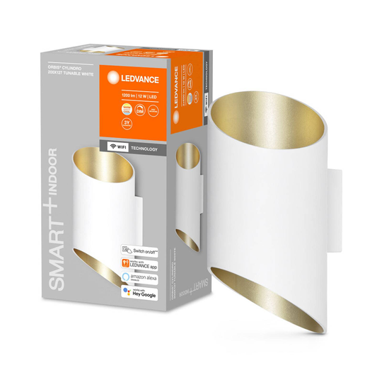 LEDVANCE SMART+ WiFi Orbis Wall Cyldro, vit