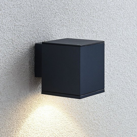 LED-utomhusvägglampa Mekita, 1 ljuskälla
