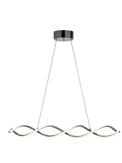 Vindla taklampa LED (Förkromad/blank)