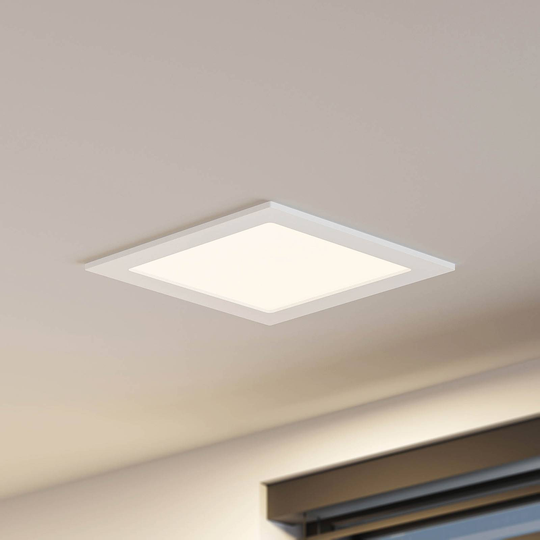 Prios Helina LED-inbyggnadslampa, vit, 22 cm, 18 W