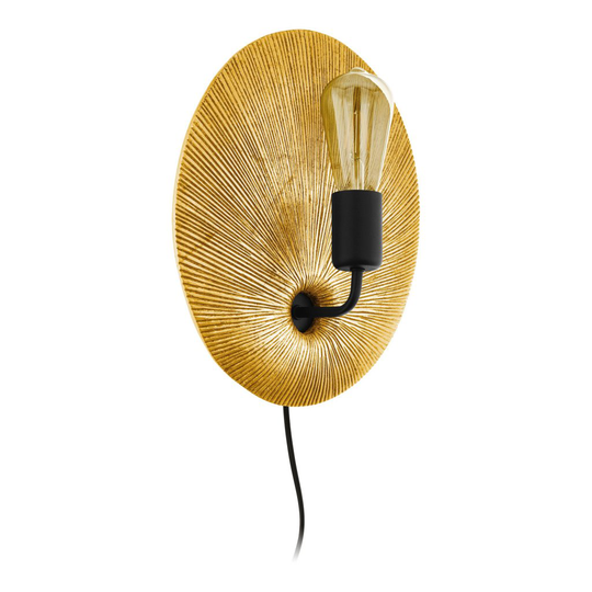 Gascueria vägglampa (Mässing/guld)