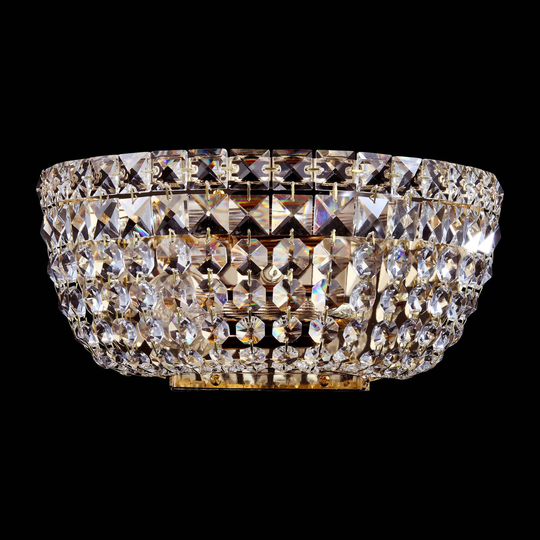 Maytoni Basfor vägglampa med elegant kristallhänge