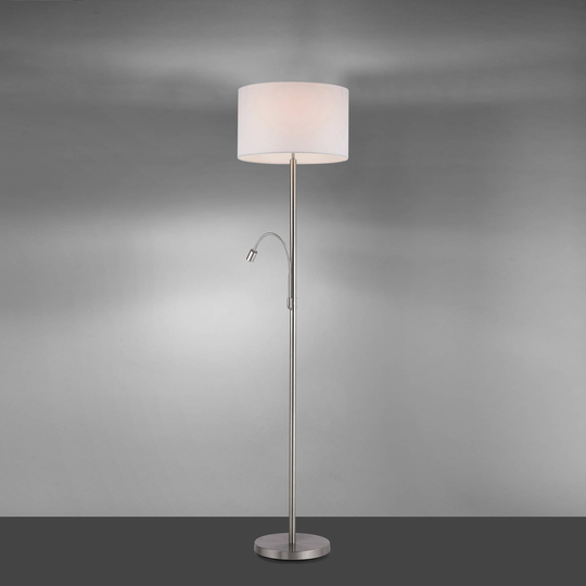 Paul Neuhaus Robin golvlampa med läsarm, vit
