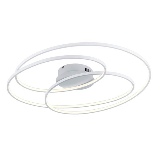 LED-taklampa Gale, 80 cm, vit matt