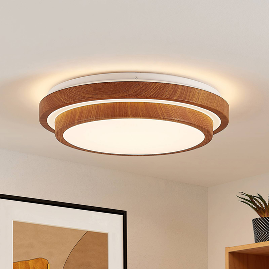 Lindby Vaako LED-taklampa, rund, 41 cm