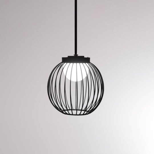 LOUM Boho LED-pendellampa IP65 med burskärm