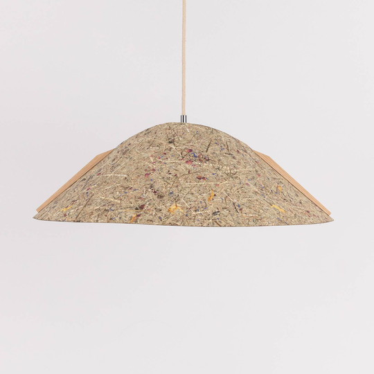 ALMUT 1411 hänglampa böjd Ø62 cm rent hö