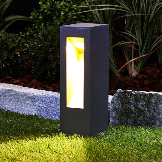LED-sockellampa Jenke i aluminium