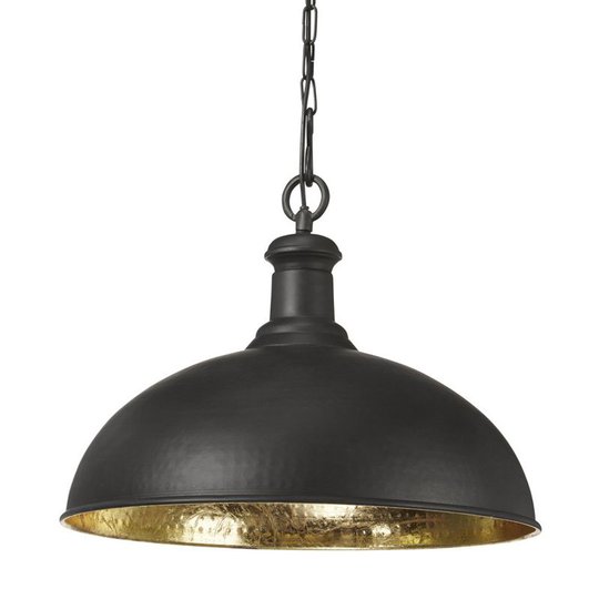 Dehli taklampa 50cm (Svart)