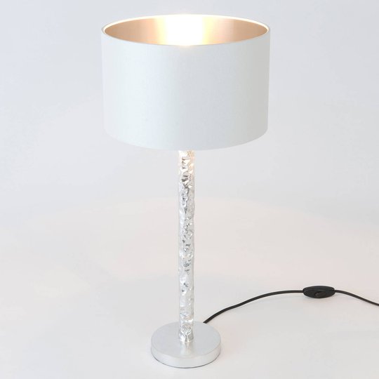 Bordslampa Cancelliere Rotonda vit/silver 57 cm