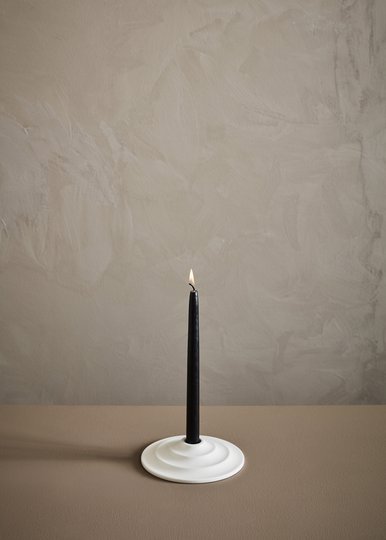 LAVA - Candle holder white matt