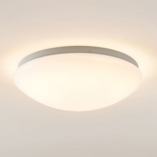 Arcchio Younes LED-taklampa, vit, rund, 30 cm