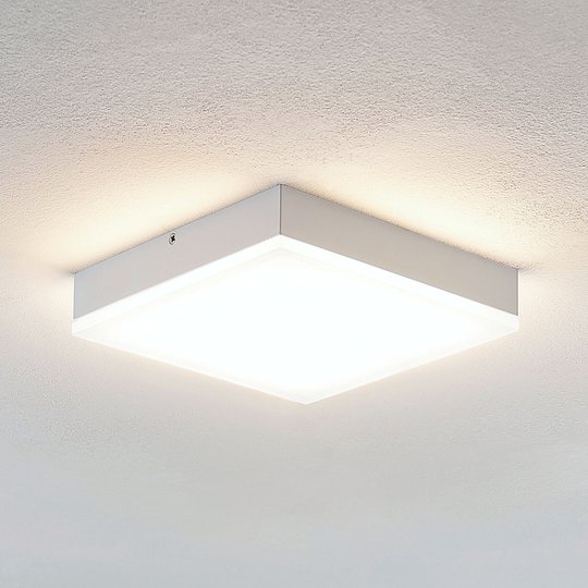 Lindby Tamito LED-taklampa, vit, 20 cm