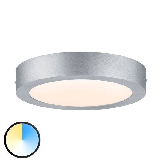 Paulmann Carpo LED-taklampa rund krom 22,5 cm