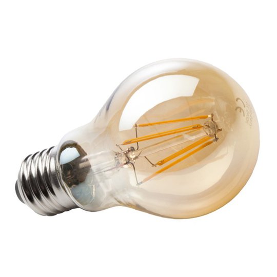 E27 4W 820 LED-filamentlampa guld