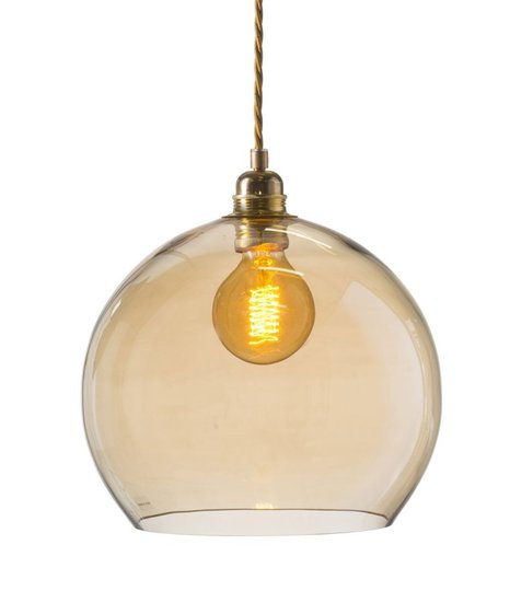 Rowan glaspendel 28cm (Mässing/guld)