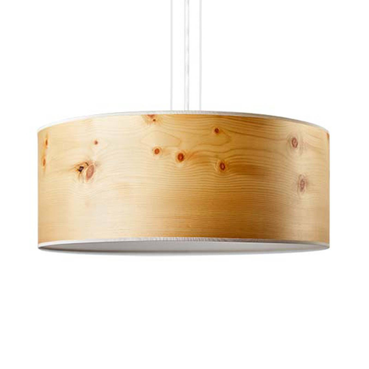 LeuchtNatur Discus hänglampa 35cm cembra vit