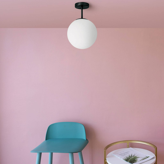 Taklampa Jugen, svart/vit, 1 lampa