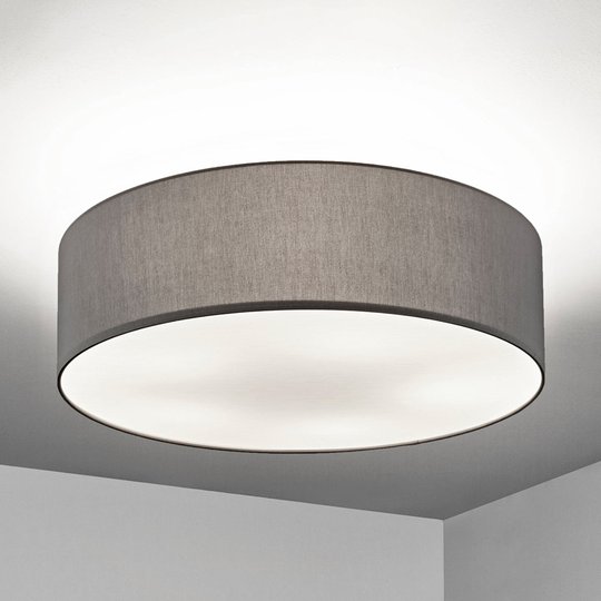 Taklampa Gala, 60 cm, chintzskärm grafit