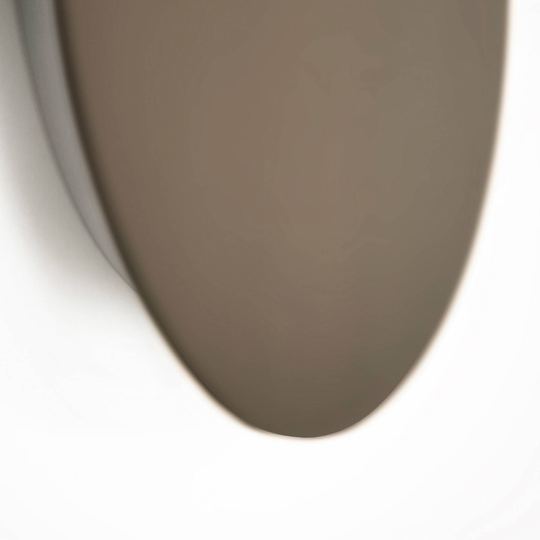 Escale Blade LED-vägglampa, brons, Ø 24 cm