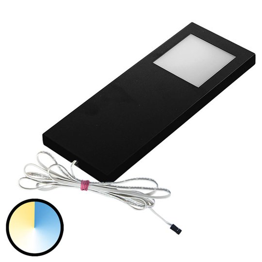 Bänklampa Dynamic LED Slim Pad F x1 svart