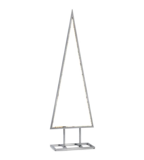 Stolt dekorationsgran LED (Silver)
